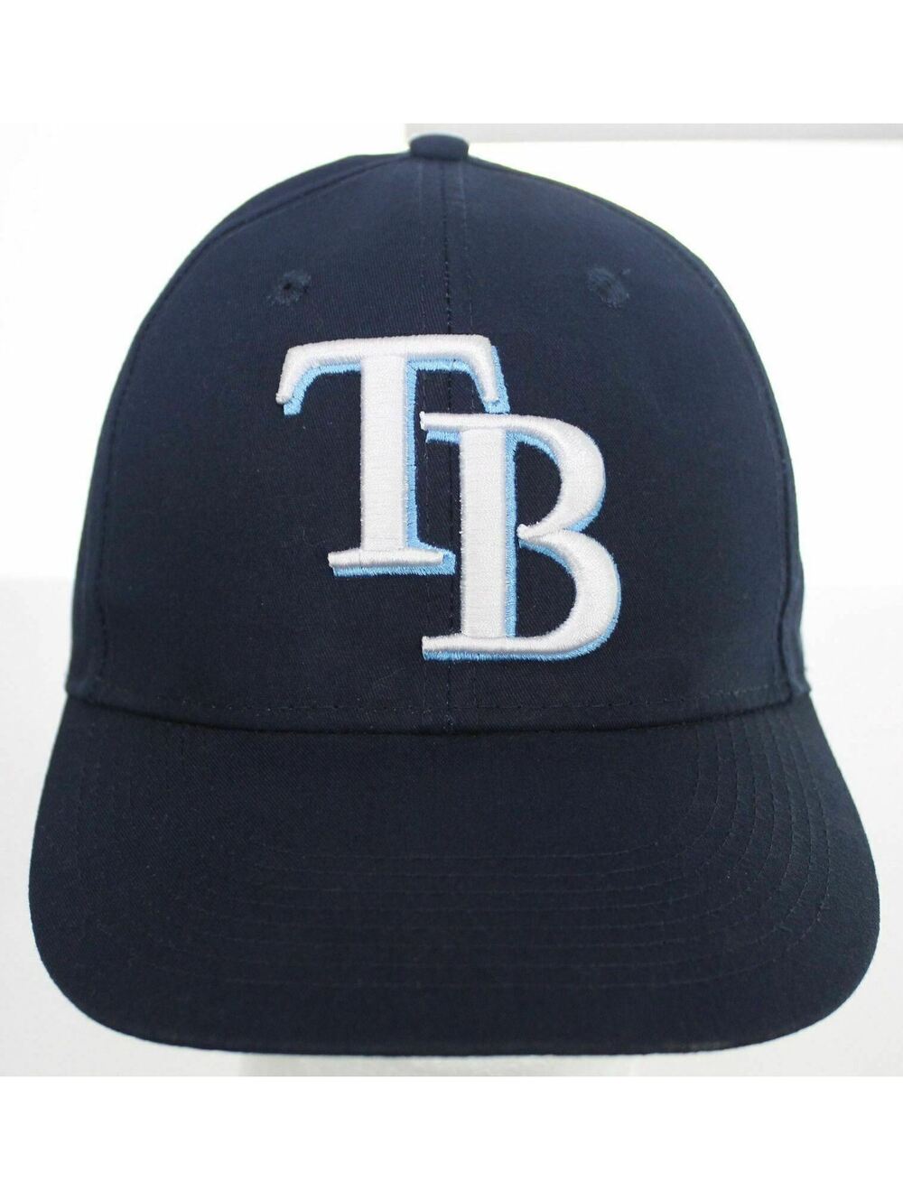 Tampa Bay Rays MLB Baseball Hat - 3D Logo - OC Sports Adult Strapback Cap Blue
